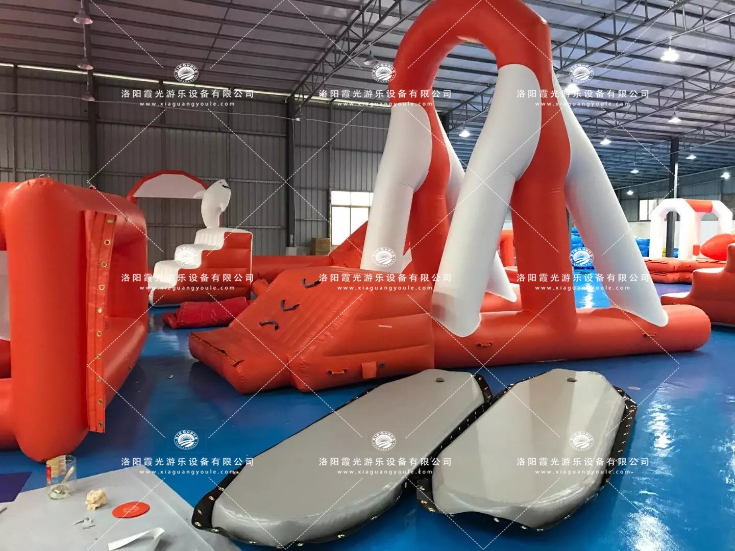 龙河镇水上闯关道具